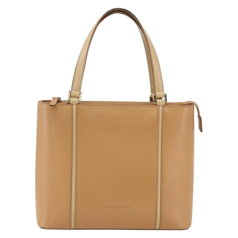 Burberry Leather Handbag Beige